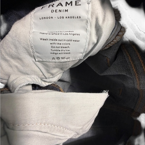 Frame Denim Le Crop Mini Boot Jeans with Hem Slits Sz 27 - Picture 13 of 13